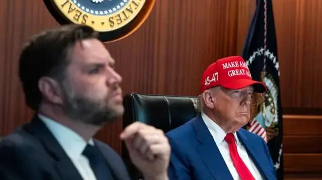 Ekspresi Tegas Donald Trump Saat Pantau Serangan AS ke Tiga Situs Nuklir Iran