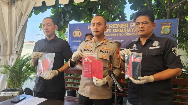 Polisi Tangkap Kurir Narkoba Modus Tempel di Depok