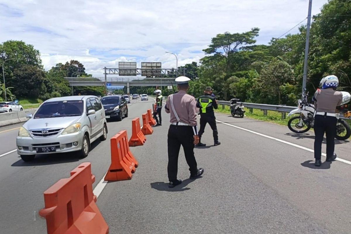 Lalu Lintas Normal, Contraflow di Tol Jagorawi Arah Puncak Dihentikan