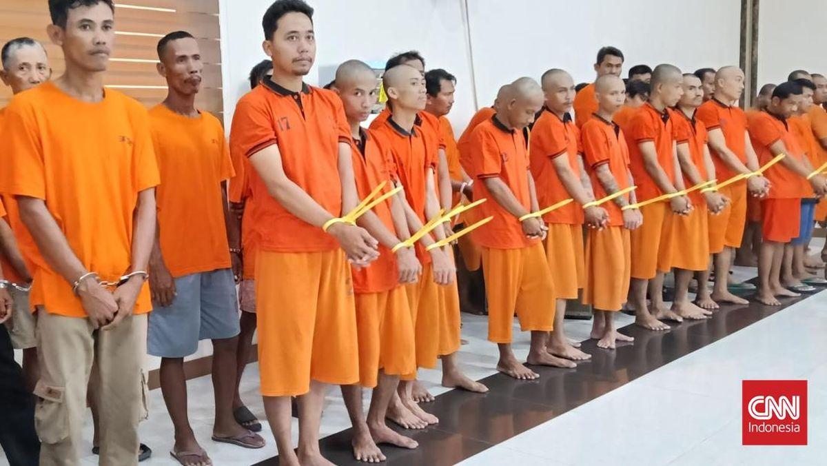 Dinilai Meresahkan, 492 Preman di Serang Banten Ditangkap