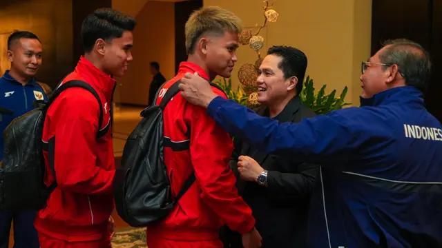 Lepas Timnas Indonesia ke Australia, Erick Thohir Beri Kabar Baik Soal Kondisi Pemain