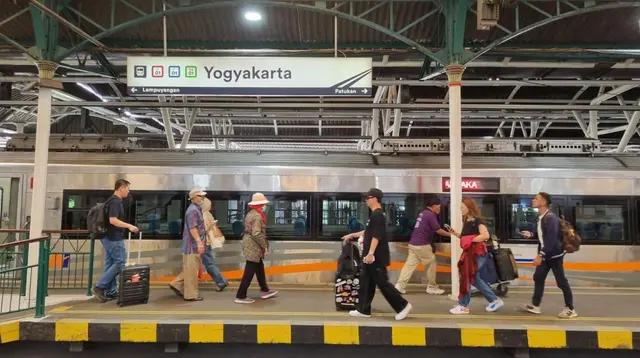 Arus Balik Lebaran, 59 Ribu Pemudik Tinggalkan Yogyakarta Via Kereta Api