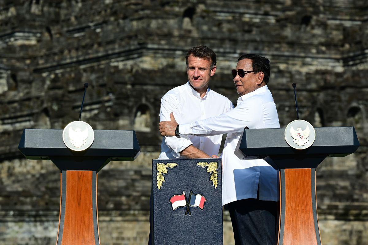 Indonesia-Prancis Luncurkan Kemitraan Strategis di Candi Borobudur