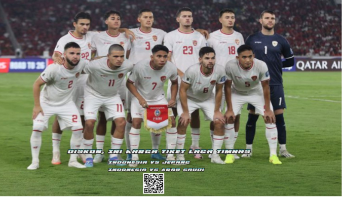 Tiket Laga Timnas Indonesia Lawan Jepang