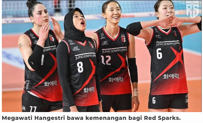 Red Sparks Hajar GS Caltex 3-0, Megawati Hangestri Gemilang Lagi ...