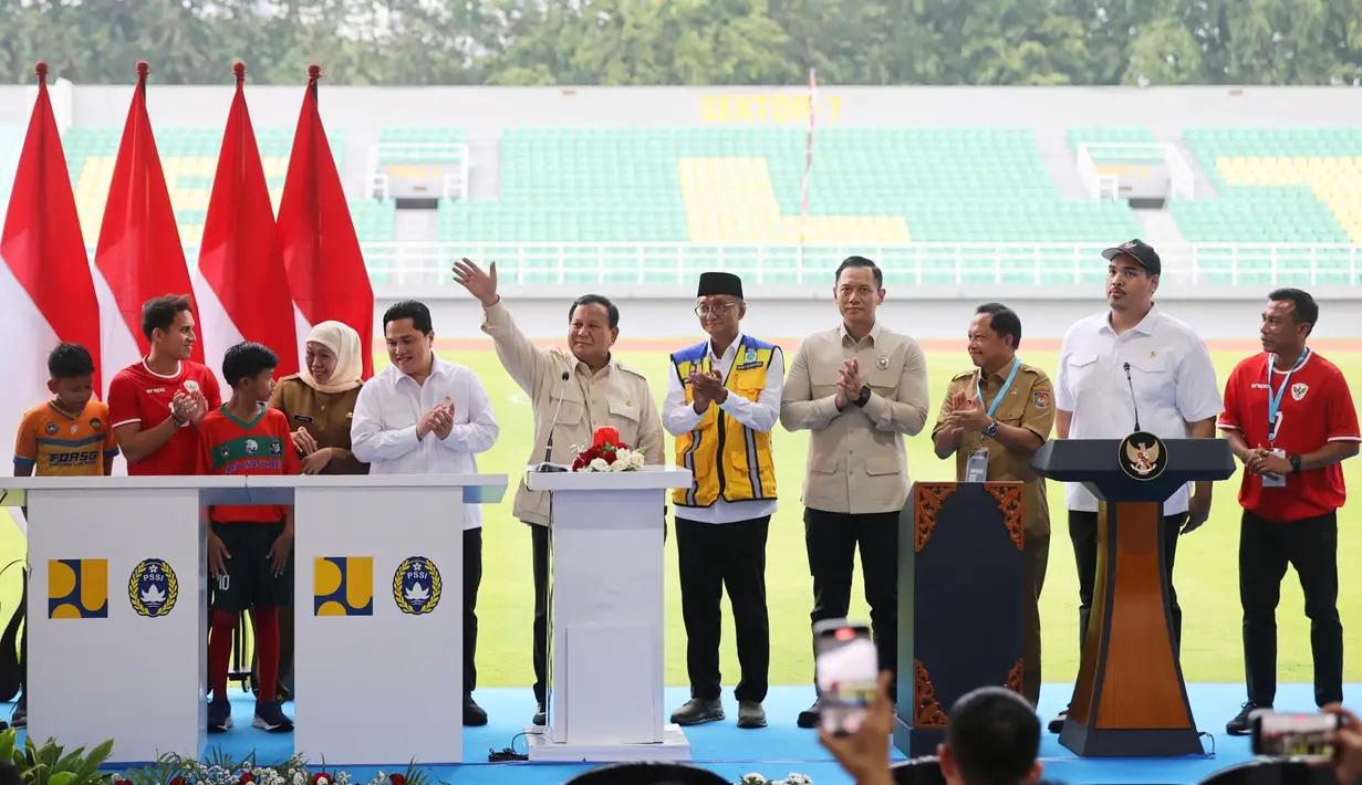 Usai Direnovasi, Presiden Prabowo Resmikan 17 Stadion Berstandar FIFA