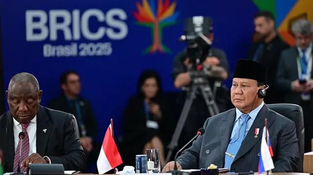 Di KTT BRICS 2025, Prabowo Tegaskan Tolak Perang dan Serukan Perdamaian Dunia
