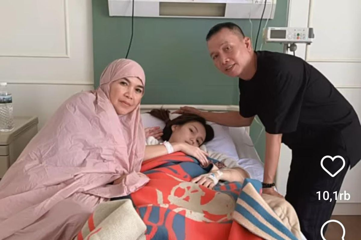 Ayu Ting Ting, dilarikan ke rumah sakit, kondisi kesehatan