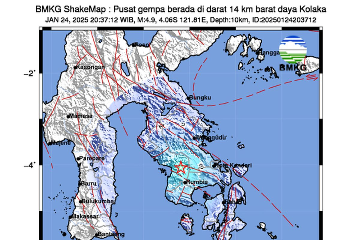 Gempa M 4,9 Guncang Kolaka Timur, Warga Lari Bawa Ayam: Momen Lucu di Tengah Bencana"