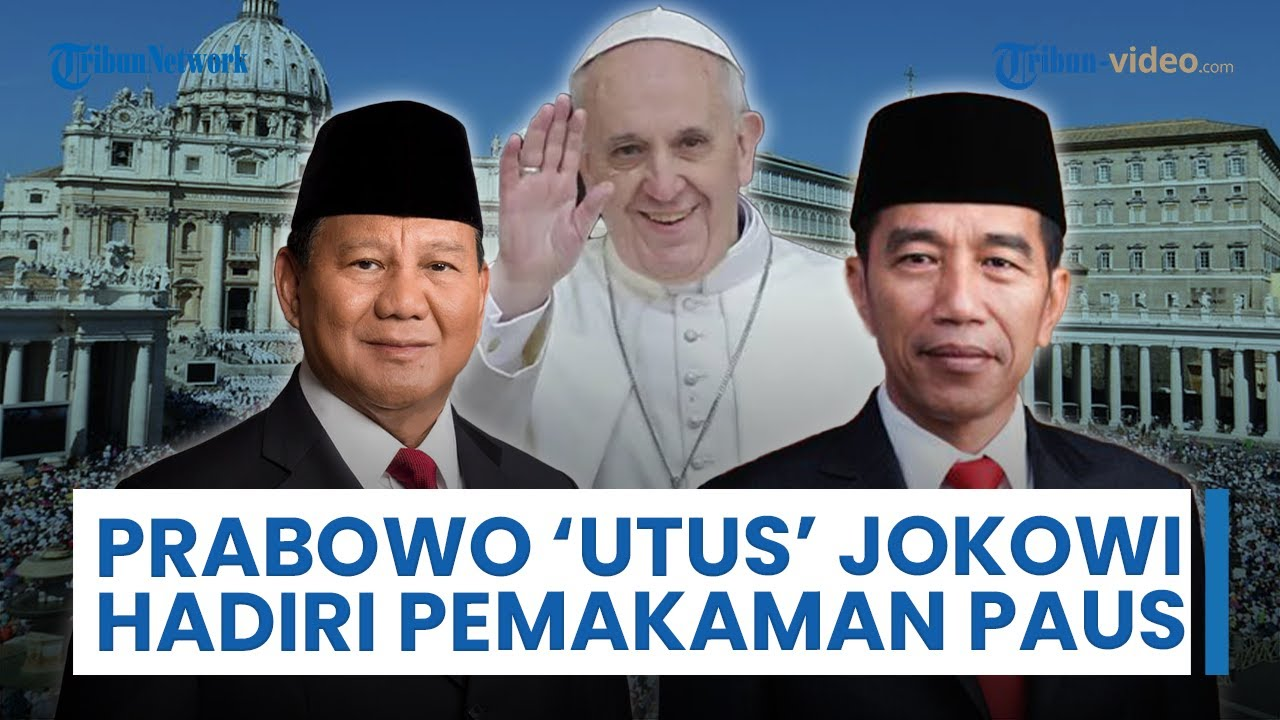 Jokowi Pimpin Delegasi Indonesia di Pemakaman Paus
