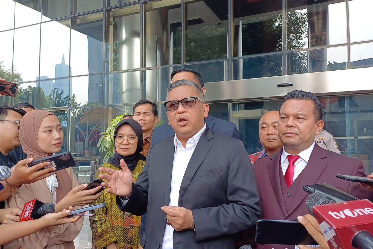PDIP belum terima kabar Hasto ditetapkan tersangka oleh KPK