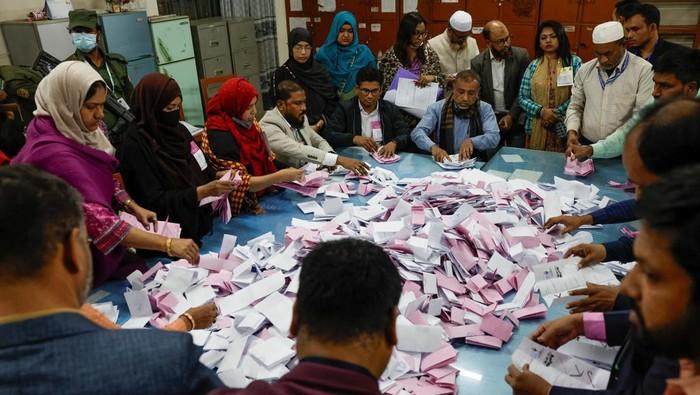 Pesta Demokrasi Digelar, Bangladesh Mulai Hitung Suara Pemilu Nasional