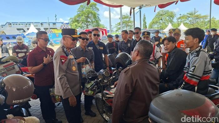 Kapolda Banten Tinjau Pelabuhan Ciwandan, Arus Pemudik Masih Landai