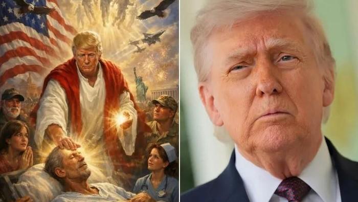 Heboh, Trump Hapus Gambar AI Dirinya yang Disebut Mirip Yesus