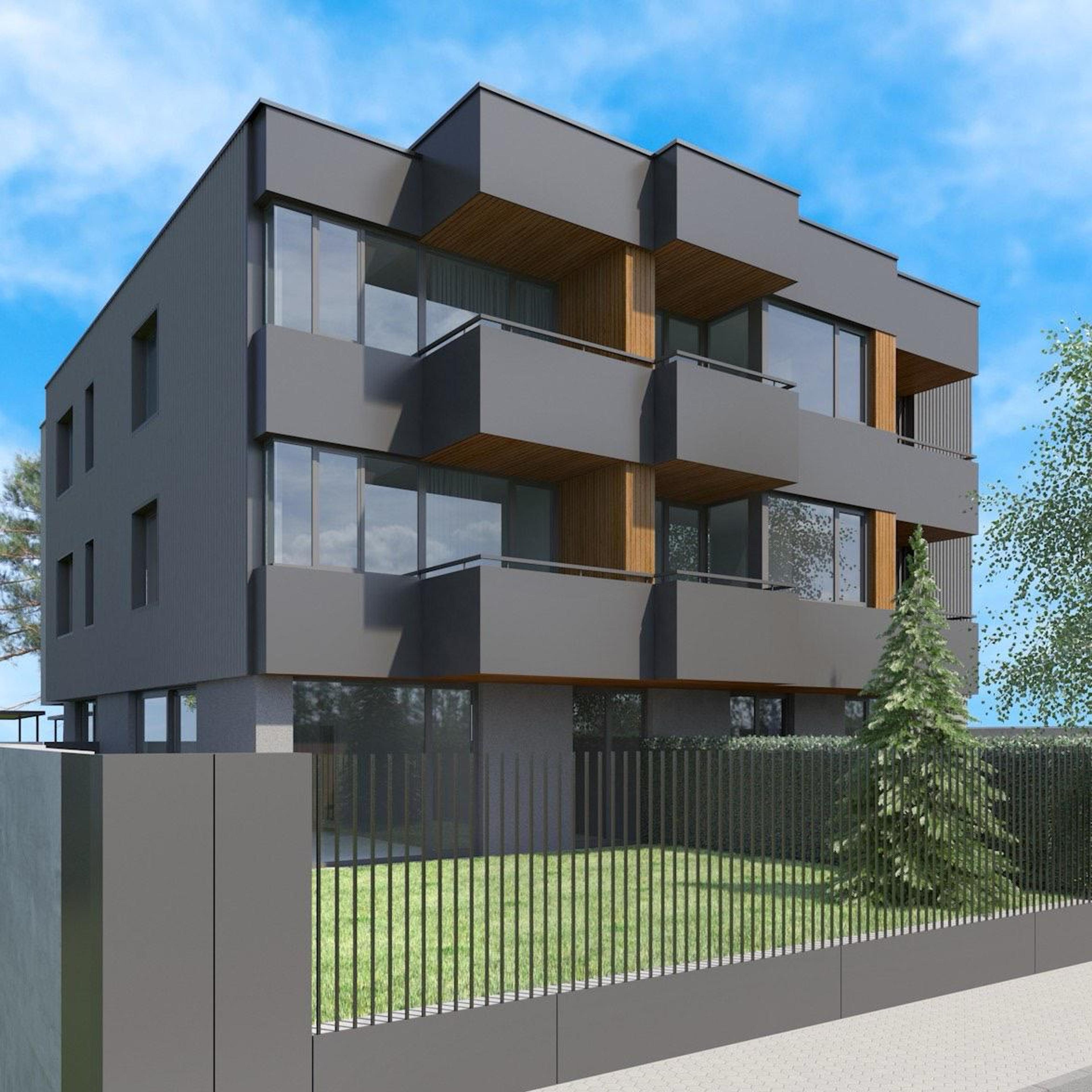 Modern building with apartments for sale in Sofia – investment properties in Bulgaria 2025.