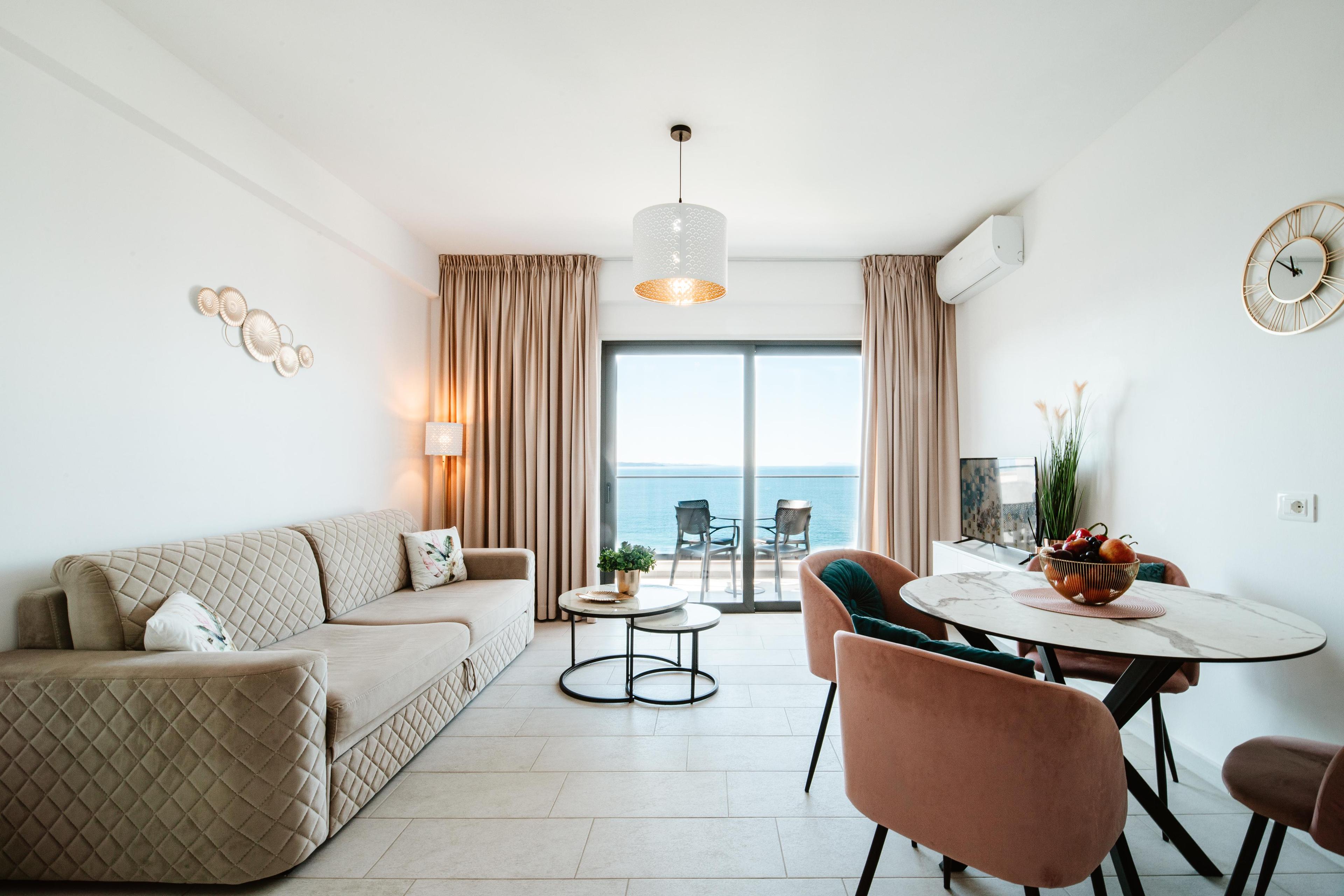 Affitto appartamenti Valona - esempio di appartamento con vista mare in centro
