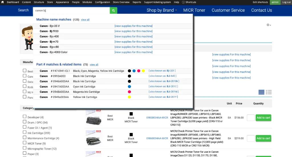 Tons of Toner Search