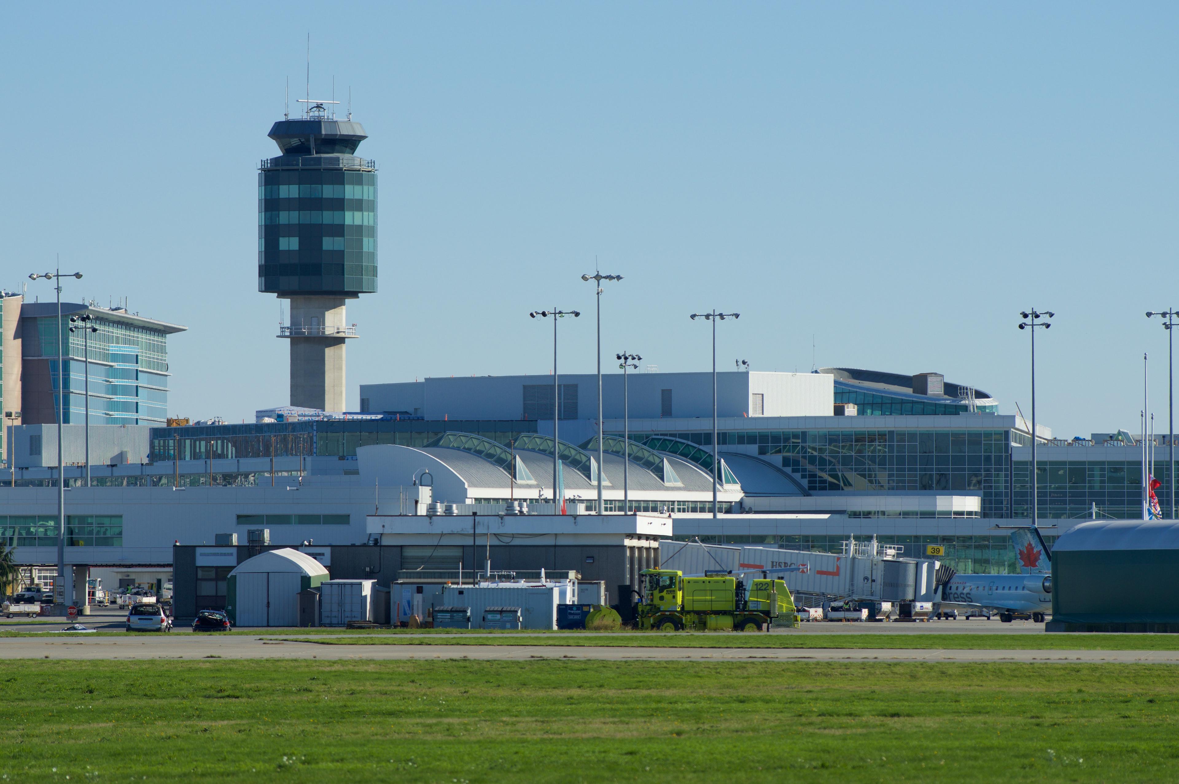 Outside view of an airport