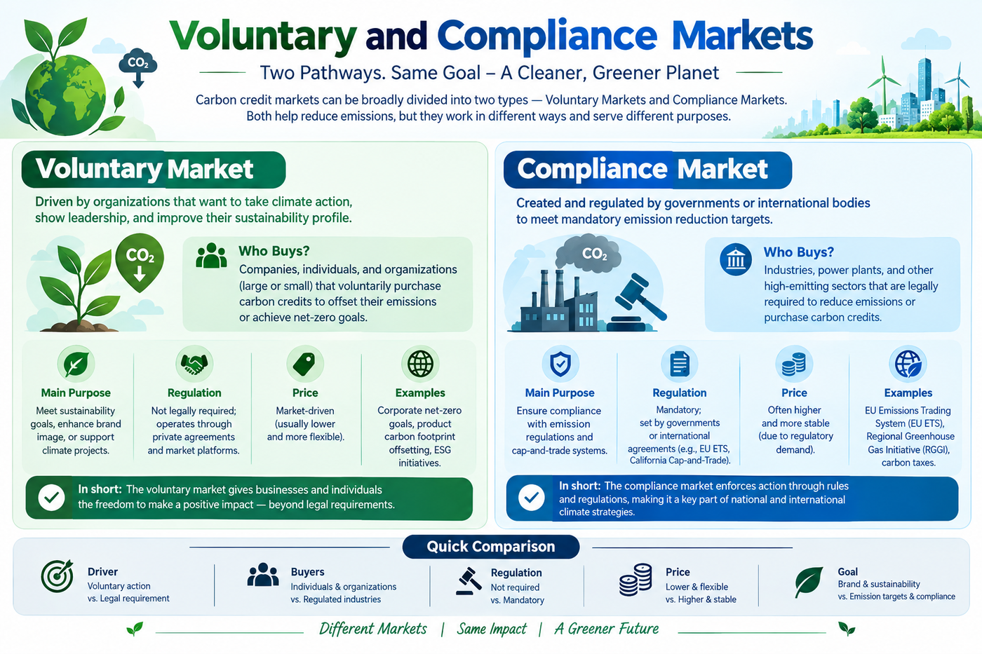 voluntary and compliance markets