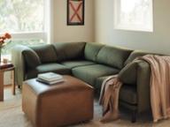 moss green modular sectional