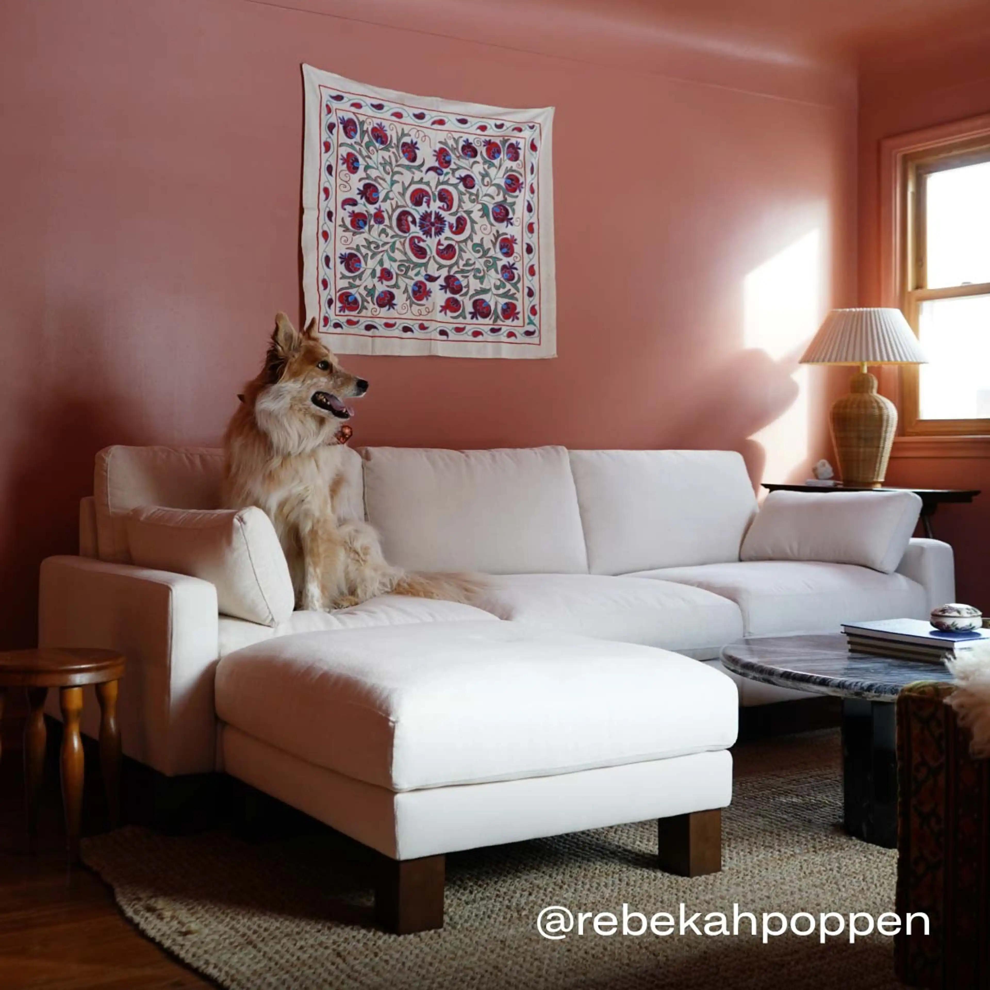 Union Fabric Sofa with Ottoman →