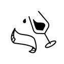 wine spilling on fabric icon