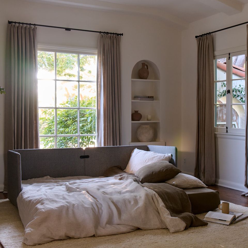 Shift gray sleeper sofa