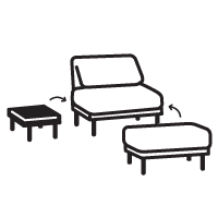 add modules to expand sofa icon