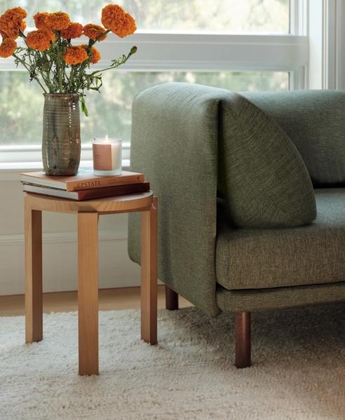 range sofa upholstered arm with index wooden stool