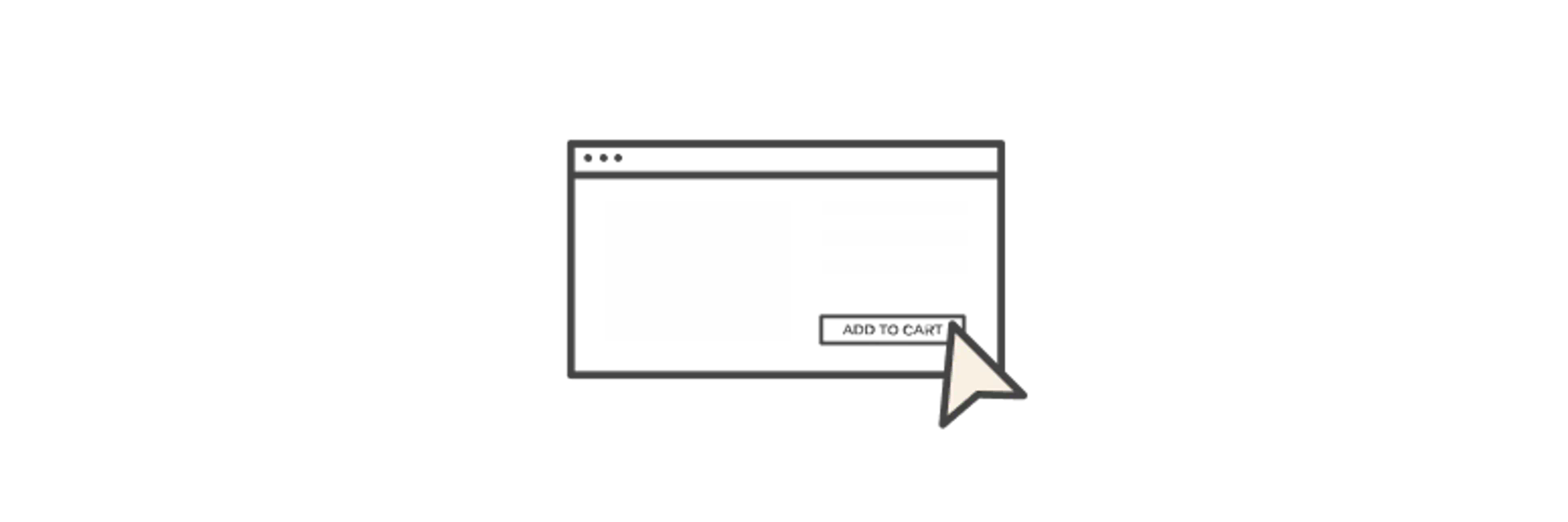 Illustration of an online shop