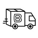 Shipping truck icon