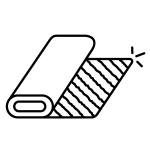 Roll of fabric