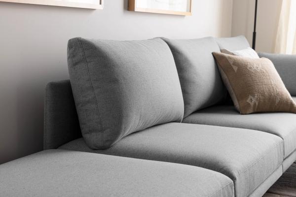 field sofa in fog