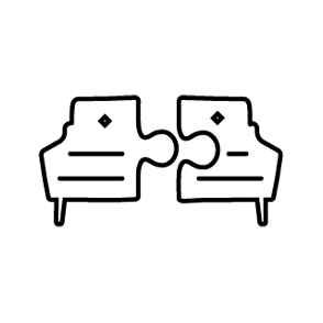 modular furniture icon