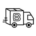 Shipping truck icon