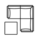 modular sofa icon