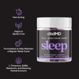 cbdMD Full Spectrum CBD Sleep Gummies (Raspberry)de