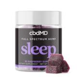 cbdMD Full Spectrum CBD Sleep Gummies (Raspberry)