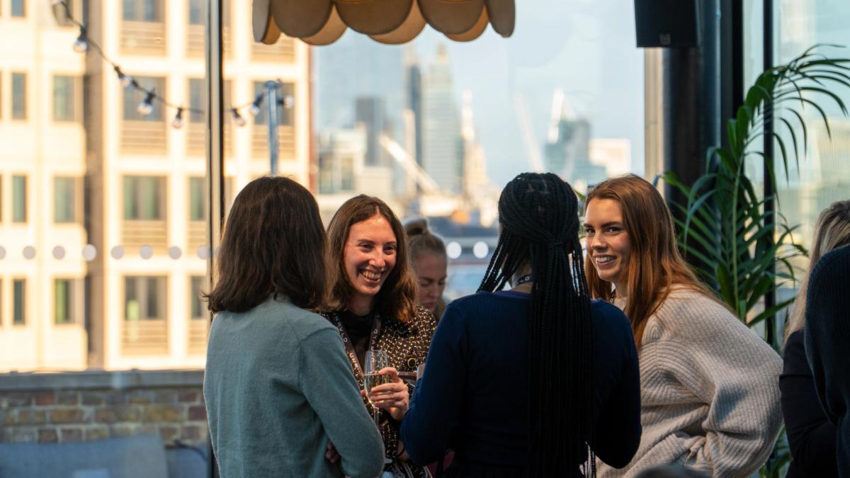 People at drinks event