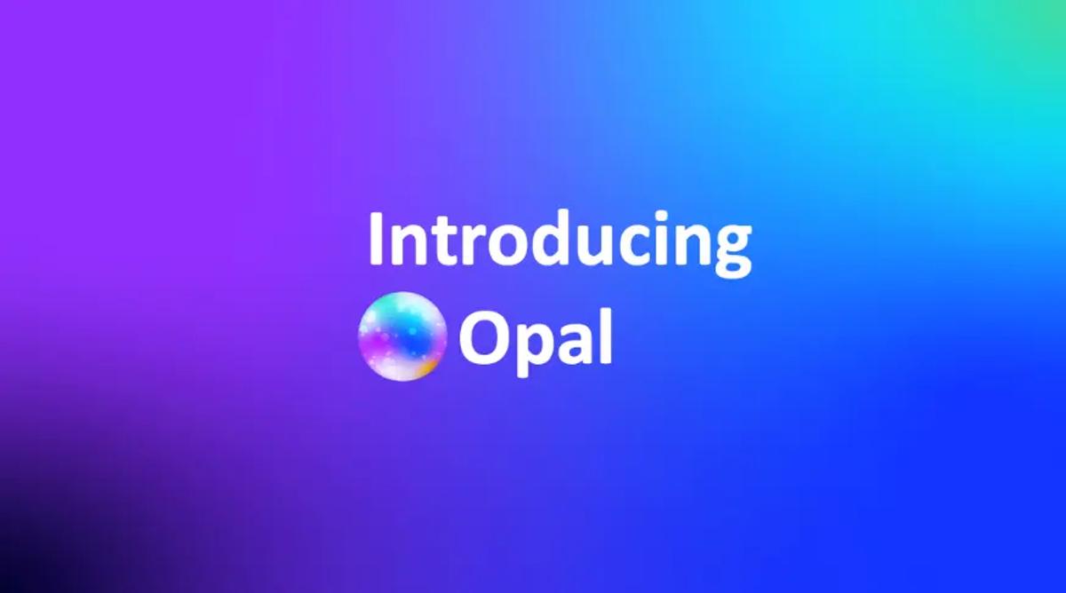 Optimizely Opal launch graphic introducing the platform's AI agent on a purple and blue gradient background.