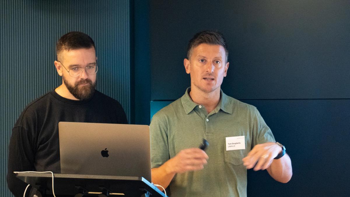 Tom Holt and Tom Dougherty Speaking
