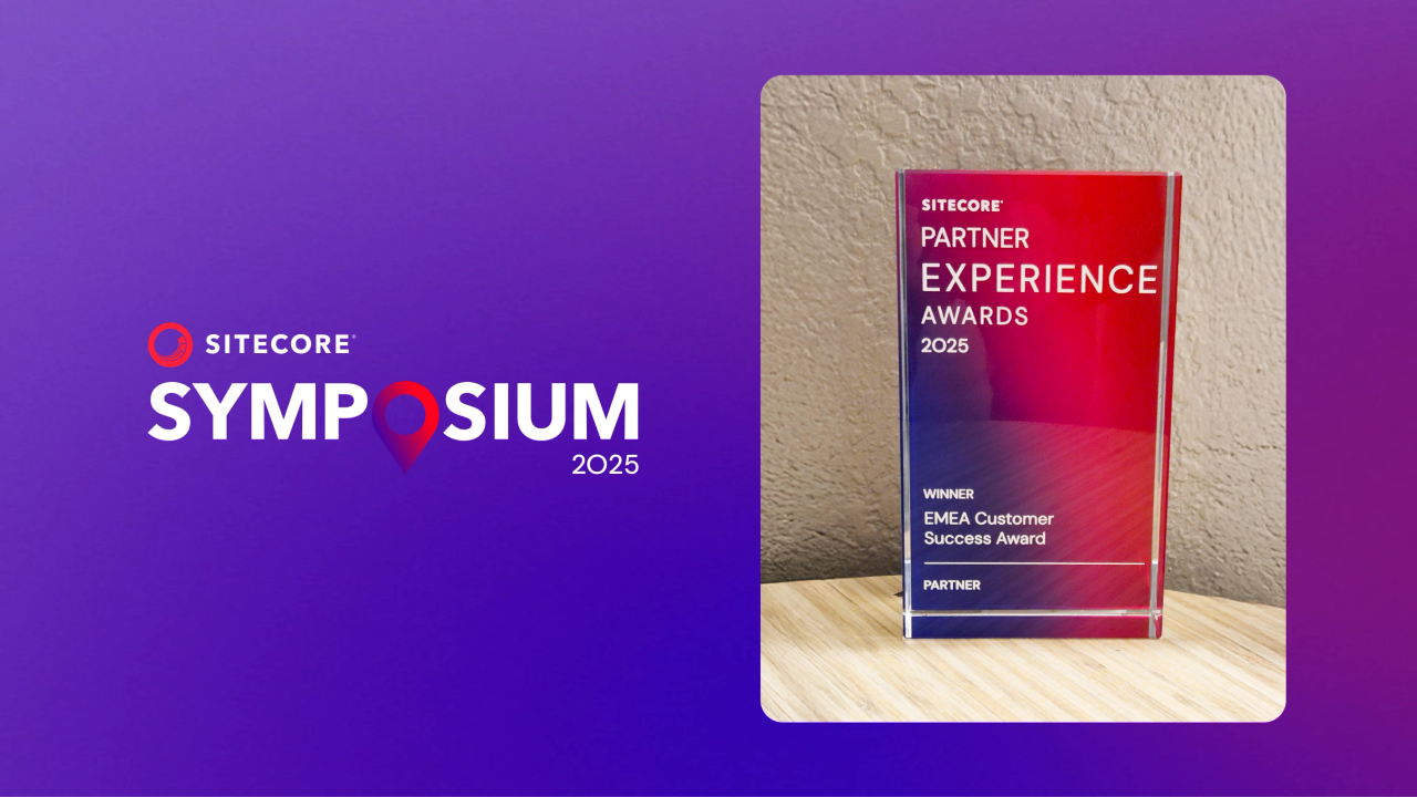 We're a winner at the Sitecore Partner Experience Awards 2025