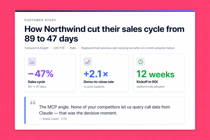 Customer Story Writer β example output