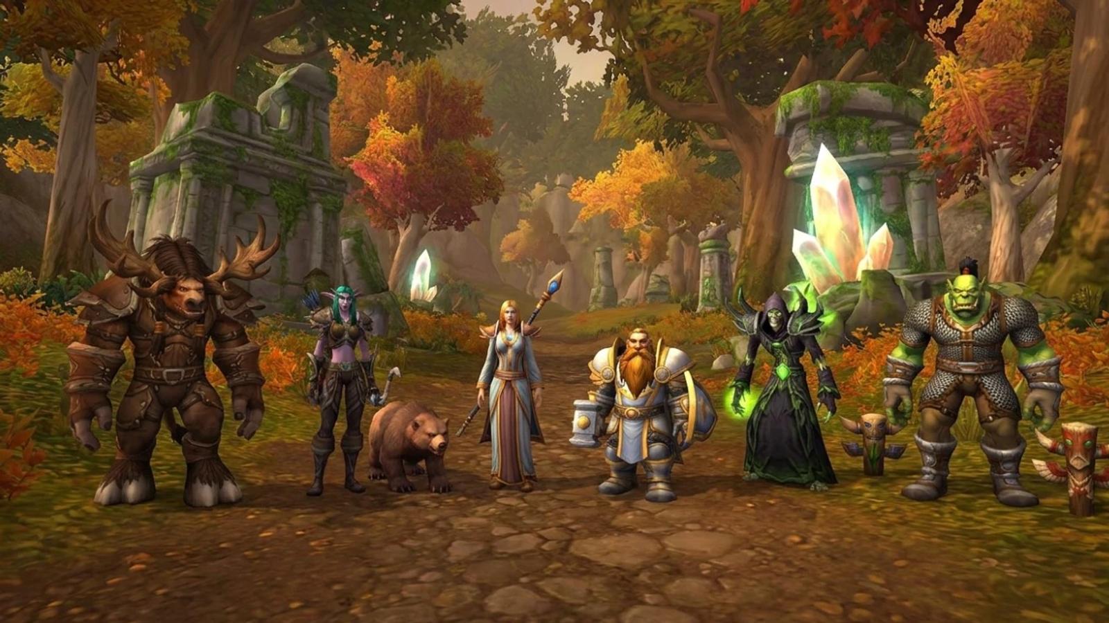 A few races in WoW: Forever