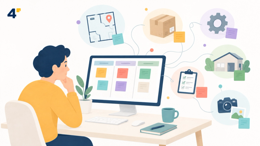 Generic task management works until tasks depend on places, objects, equipment, or real-world context. Then teams need more than a title, assignee, and due date.