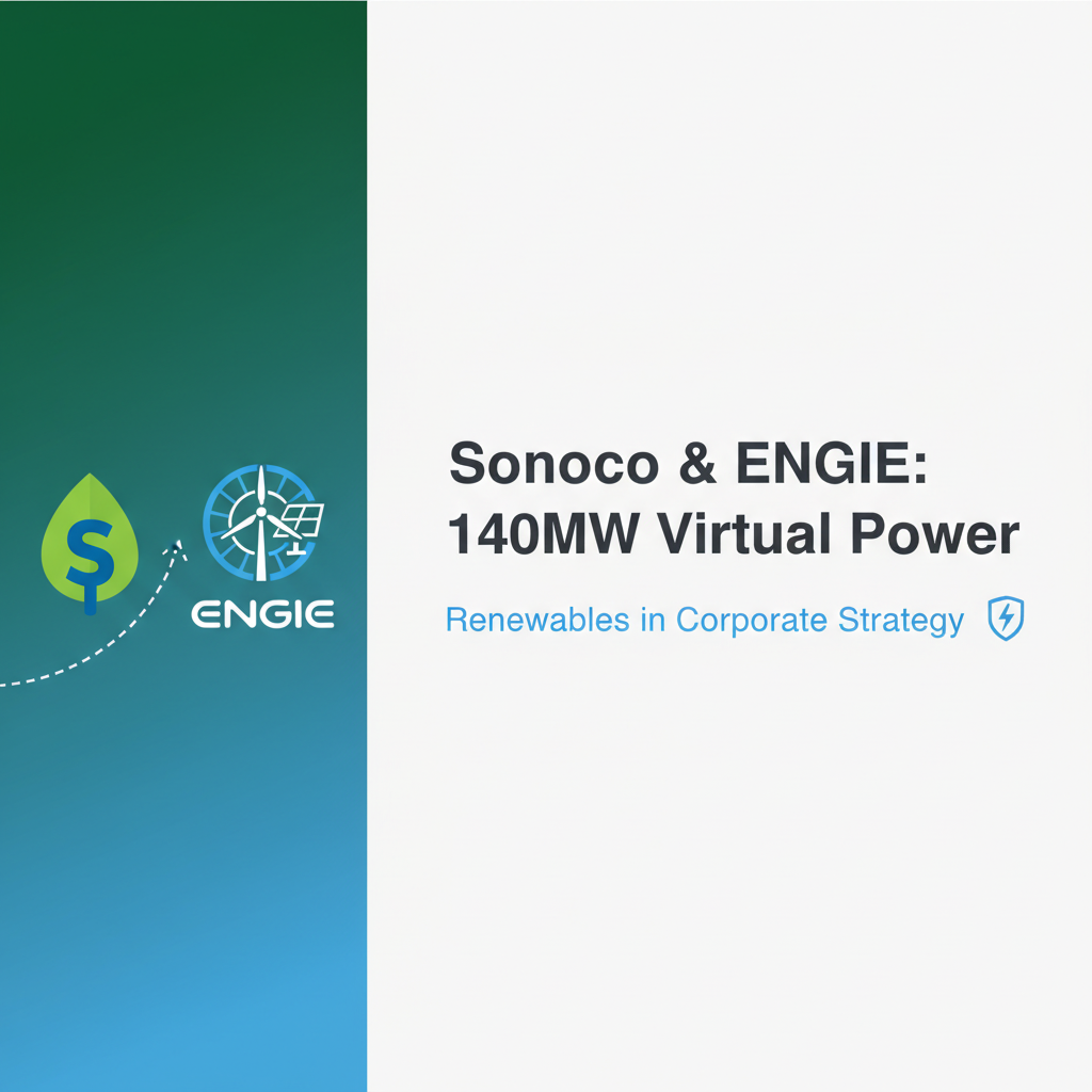 Sonoco and ENGIE's 140-MW Virtual Power Purchase Agreement: Key Step in Corporate Renewables Strategy