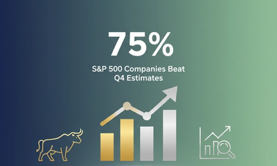 S&P 500 Earnings Beat Expectations: 75% of Companies Surpass Q4 Estimates