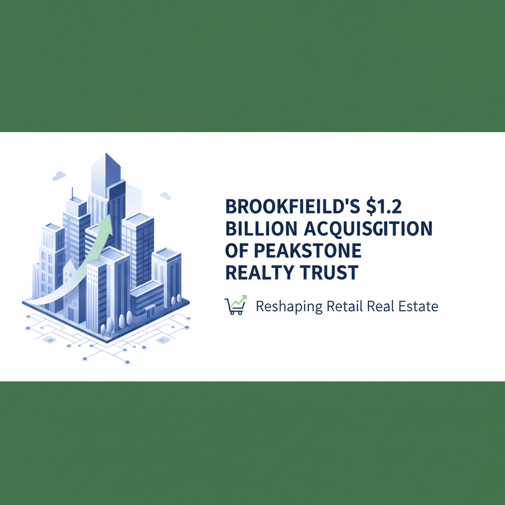Brookfield's $1.2 Billion Acquisition of Peakstone Realty Trust: Impacts on Retail Real Estate