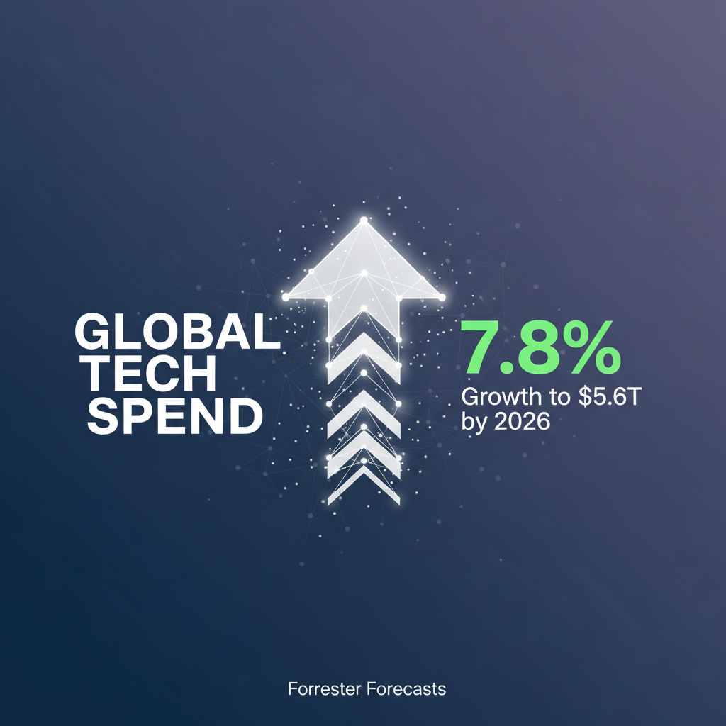 Forrester Forecasts 7.8% Global Tech Spend Growth to $5.6T in 2026