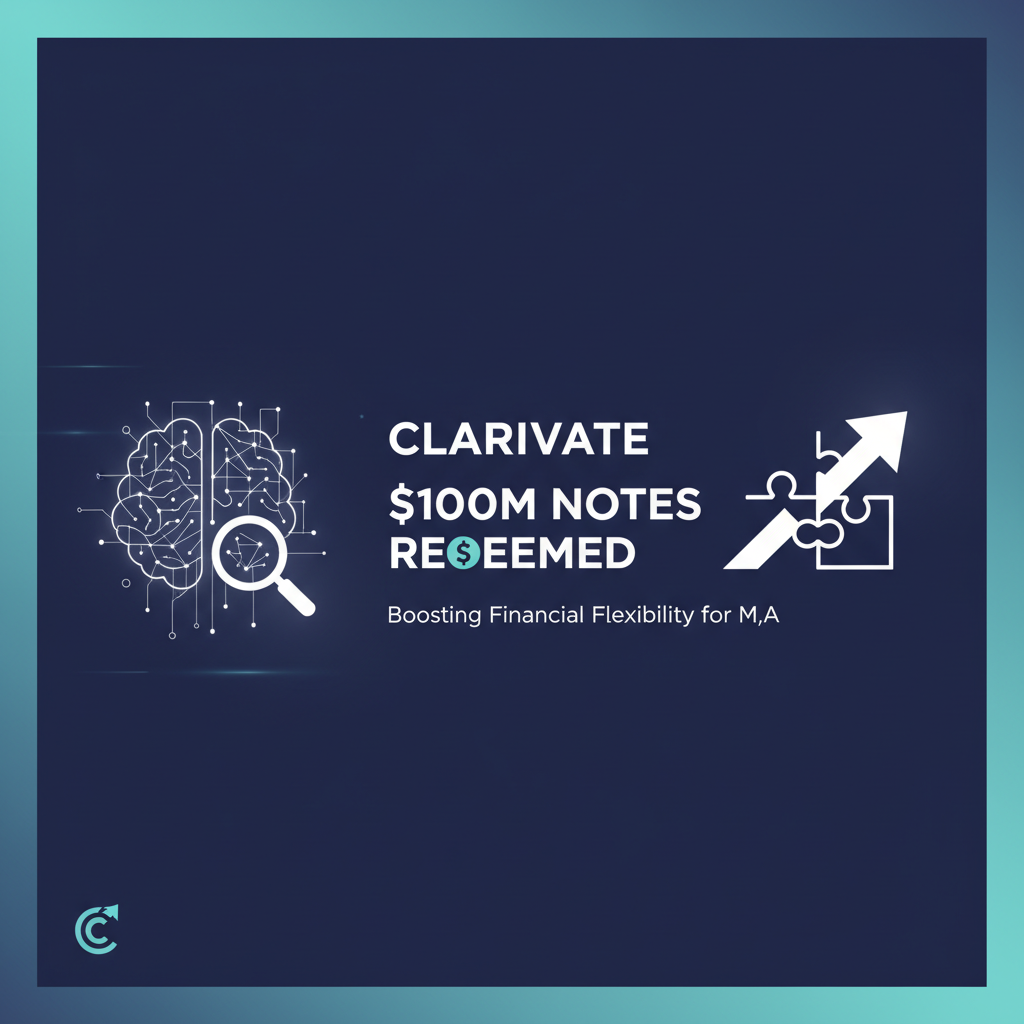 Clarivate Redeems $100M Notes: Boosting Financial Flexibility for M&A